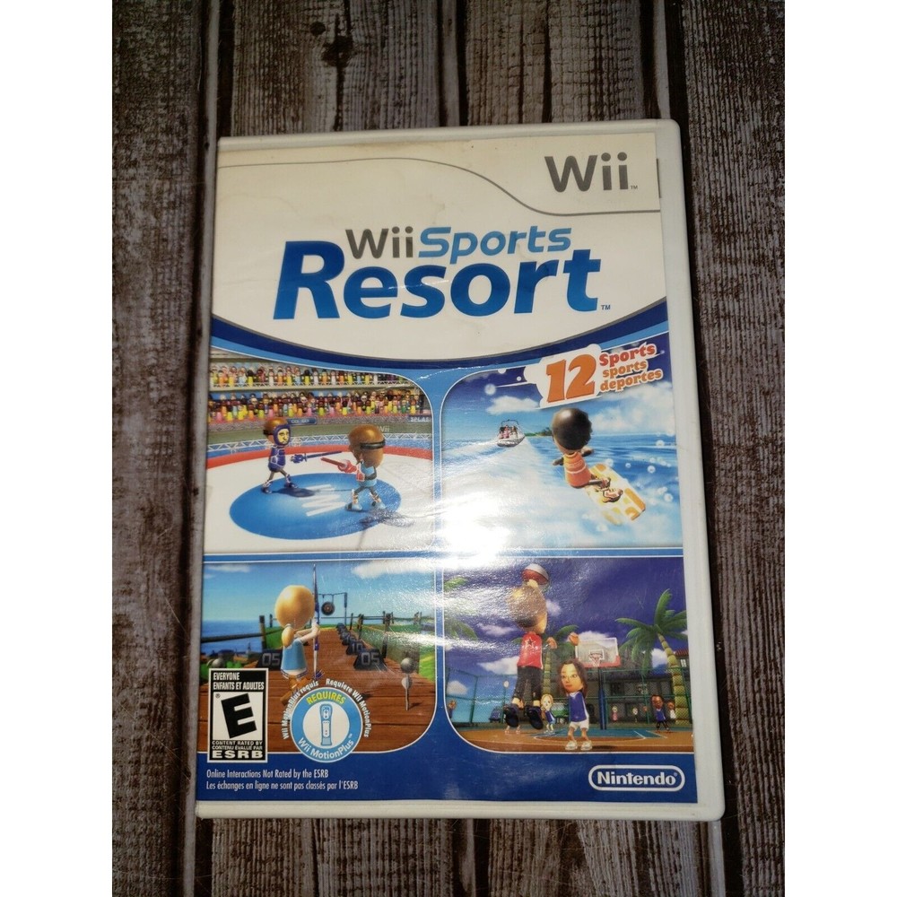Wii Sports Resort (Nintendo Wii, 2009)  Complete with Manual CIB